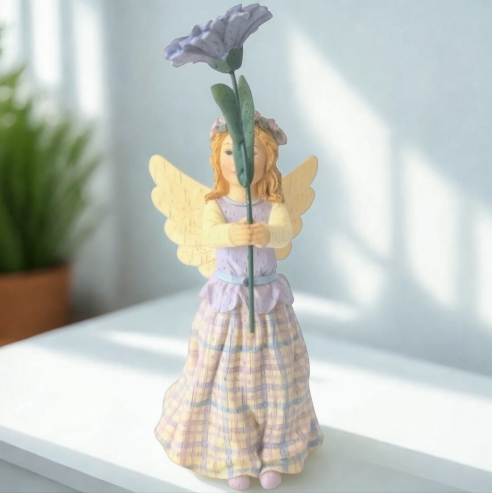 Vintage Demdaco Wild Flower Angels Figurines Asters For September 2002
